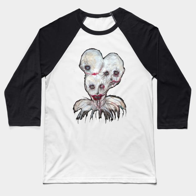 Demon Clown Baseball T-Shirt by Gus Fink studios